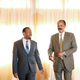 Eritrea's President, Isaias Afwerki talks to Ethiopia's Prime Minister, Abiy Ahmed during the Inauguration ceremony marking the reopening of the Eritrean Embassy in Addis Ababa, Ethiopia July 16, 2018.